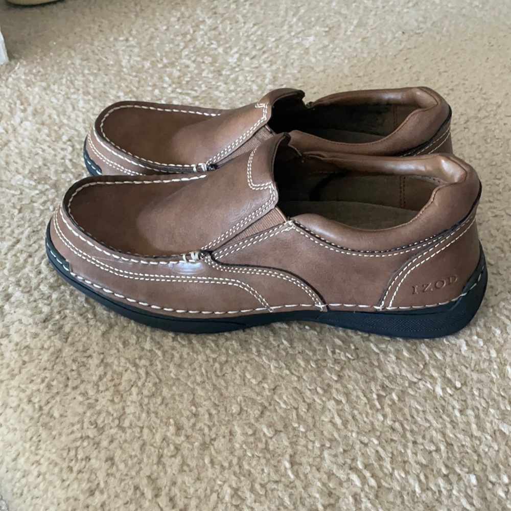 Izod’s Men’s Memory Foam Loafers Slip On Shoes